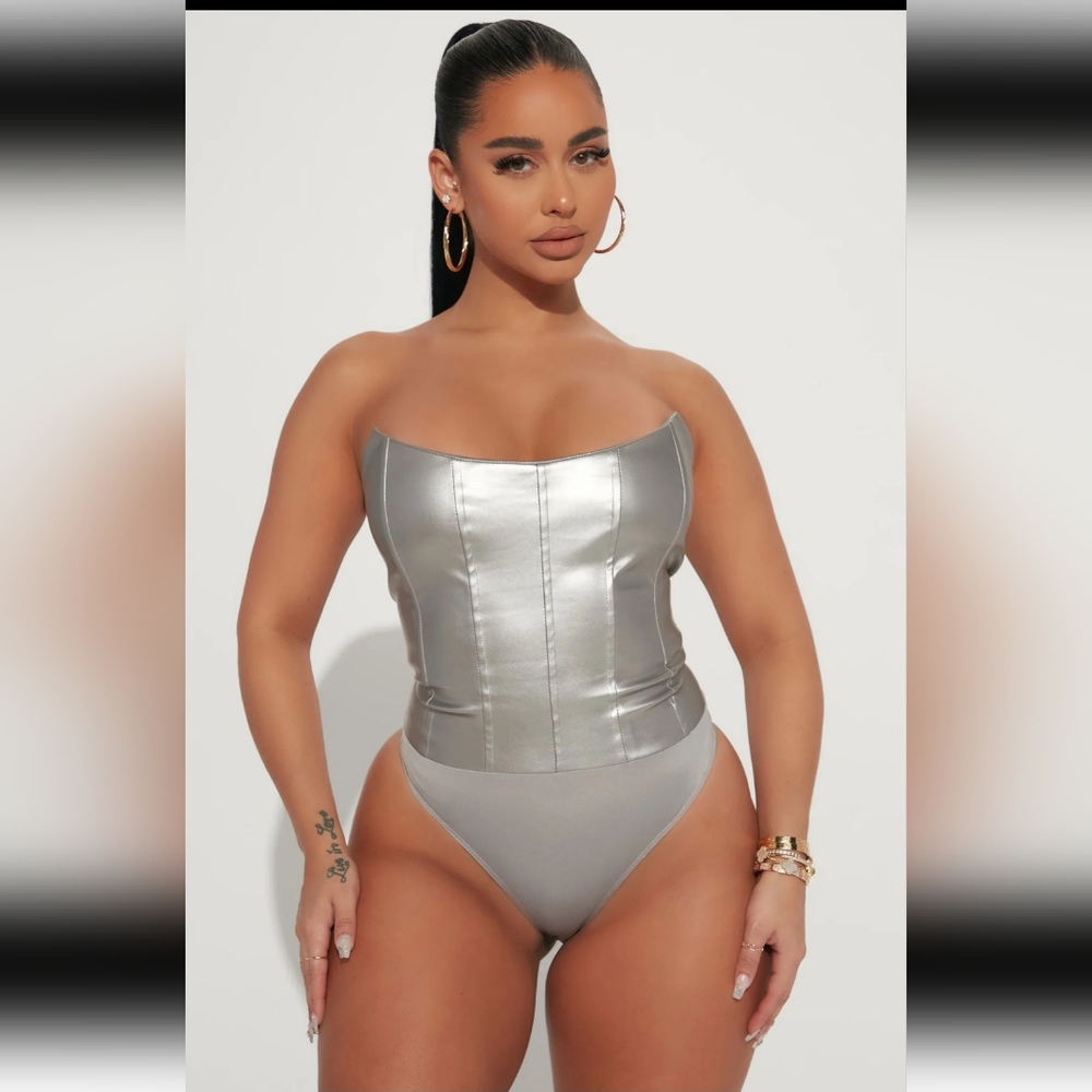 Danger corset bodysuit